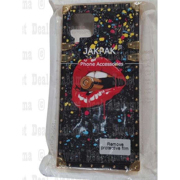 FX Cellphone Case For Samsung A12 5G Phone w/ Strap & Stand, Bullet Lips Graphic - Picture 6 of 7